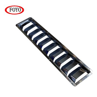 China Factory Custom Stainless Steel Marine Louvered Boat Bilge Vent Bilge Vent foyo for sale