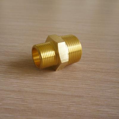 China copper brass male or female pipe fitting/double nipple fitting for sale