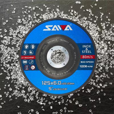 China 125x6x22.23mm Alundum Wheel Polishing White Wheel for sale