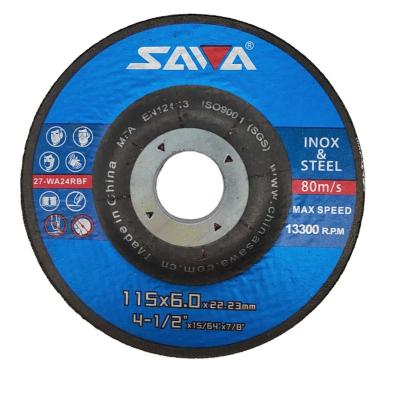 China 4 Inch Wheel High Abrasive Performance Wheel Manufacturer 115x6x22.23mm Aluminum Grinding Wheel For Metal for sale