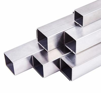 China Decorative hydraulic hose pipe stainless steel rectangular tube / AISI 304 high quality stainless steel rectangular square tube for sale