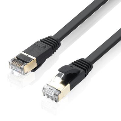 China Ultra Flat COMPUTER Bochara CAT-7 Ethernet Patch RJ45 Cable For LAN Network Gold Plated Modem Router 1m 1.8m 3m 5m 10m 15m for sale