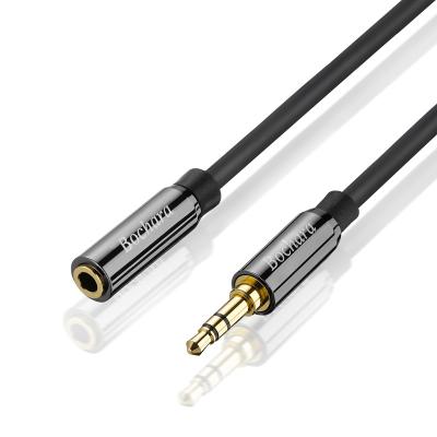 China COMPUTER Bochara 3.5mm Audio Extension Cable Male To M/F Female Shielded Gold Plated For Speaker Headphone 1.8m 3m 5m 10m 15m 20m for sale