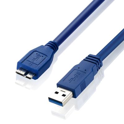 China Computer Bochara USB 3.0 Data Cable Micro USB 3.0 Type A Male To Micro USB 3.0 Male Foil+Braided Shielded 30cm 60cm 1m 1.5m 1.8m 3m for sale