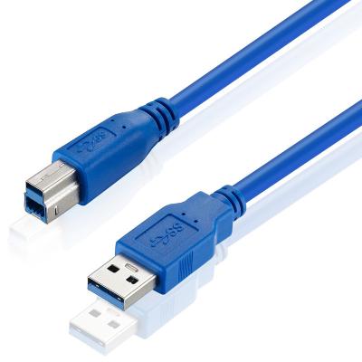 China Camera Bochara USB 3.0 Printer Cables Type A Male To Type B Foil+Braided Male Shielded 30cm 50cm 100cm 1.5m 1.8m 3m 5m for sale