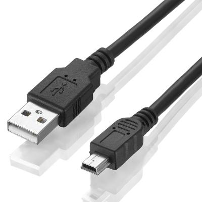 China Bochara Type COMPUTER USB 2.0 One Male To Mini 5 Pin Male Mini 5P USB Cable M/M Foil +Braided+PVC Shielded 30cm 50cm 1m 1.5m 1.8m 3m 5m for sale