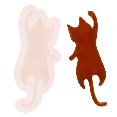 China Viable Animal Cat Shape Silicone Mold Kitten Cake Decorating Tools Fondant Chocolate Cake Sugarcraft DIY Molds for sale