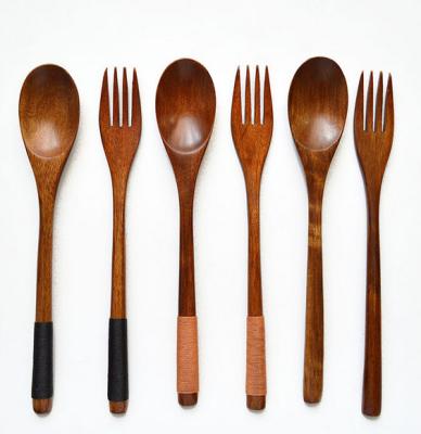 China woodiness spoon and fork in environmental protection for sale