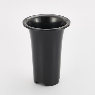 China Black plastic orchid flower POTS high 290mm, 295mm, 160mm, 240mm, 210mm plant pots for sale