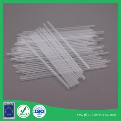 China PP food grade Disposable Drinking Straws for juice in transparent color for sale