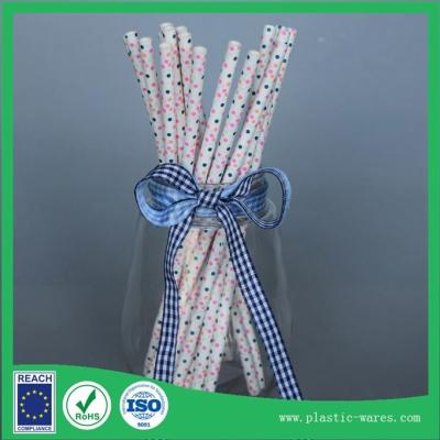 China Straight Paper water drinking straw for Wedding Birthday Party disposable paper drink straws for sale