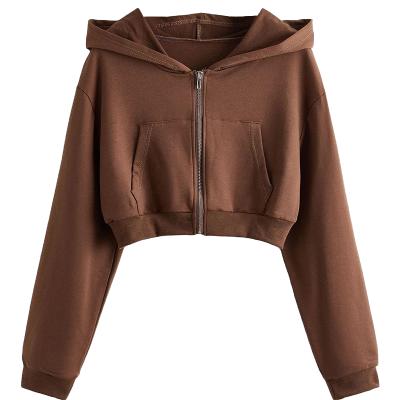 China Wholesale custom kangaroo pocket zipper Anti-wrinkle new arrival short women's kawaii cat hoodies cute sweatshirt 2021 for sale