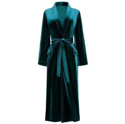 China Thermal Customized Super Soft Fuzzy Girls Shear Velvet Robe Nightgown for sale