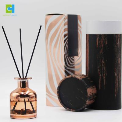 China Viable Interesting Glass Empty Diffuser 45Ml Bottles With Cans Cheap Air Diffuser Aromatherapy Room Reed Diffusers for sale