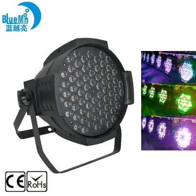 China STAGE wholesale 72x3w rgbw led par disco show lights par 64 stage lights for sale