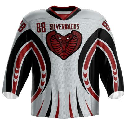 China Team Hockey Jersey Sublimation Professional Antibacterial Cheap New Design Custom Ice Hockey Wear for sale