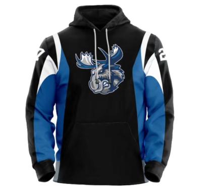 China Shirts & Tops Cheap Sublimated Print Custom Hockey Hoodie Tank Top for sale