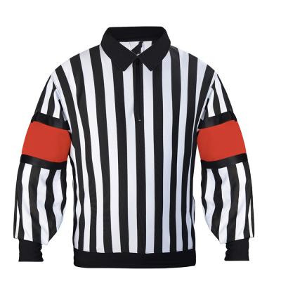 China Shirts & Tops USA Style Adult Officiating Jersey Ice Hockey Referee Uniform for sale