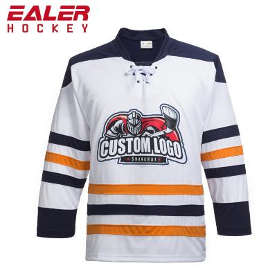 China Antibacterial Custom Your Own Logo Hockey Uniforms Buffalo Ice Hockey Jersey for sale