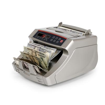 China 2021 Silver Bank Bill Counter Cash Counting Machine Money Account With Display for sale