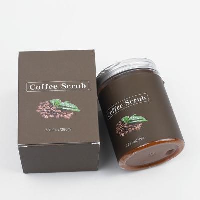 China Exfoliator Private Label Bean Body Coffee Scrub, Korea Organic Skin Body Coffee Scrub, Exfoliating Natural Care Coffee Body Scrub for sale