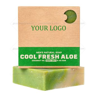 China Fresh Cleansing Men's Facial Aloe Vera Melt and Pour Just Hand Beautiful Natural Organic Base Bar Hotel Body Oils Handmade Toilet Soaps for sale