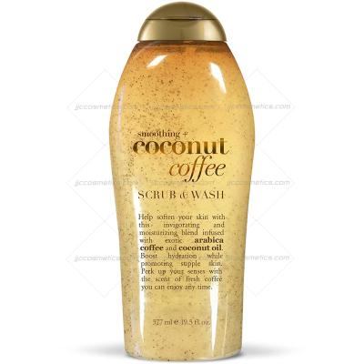 China Exfoliator Private Label Customize Wash Base Raw Material Wholesale Organic Korean Coconut Coffee Exfoliating Moisturizing Body Scrub Wash for sale