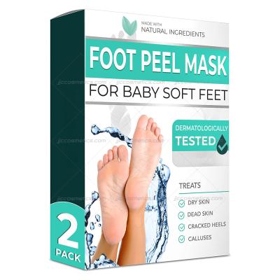 China Moisturizer Gel Cracked Heels Natural Ingredients Hydrating Dead Skin Smooth Cracked Heels Papaya Extracts Exfoliating Foot Skin Mask for sale