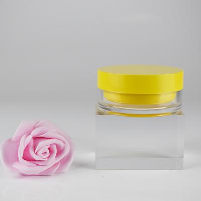 China BEAUTY PACKAGING 2 Ounce Luxury Round Shape Skin Care Packaging Acrylic Cosmetic Jar for sale