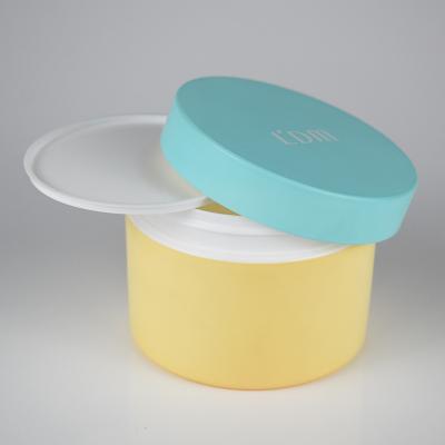 China Hot Sale Cosmetic Plastic Empty Jars, 50g 100g 150g 200g 250g Custom Double Wall PP Cosmetic Boxes From LDM Packaging for sale