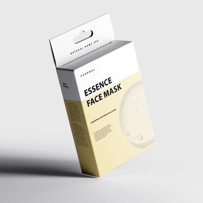 China Recyclable Custom LOGO Mask Skin Care Products Folding Carton Boxes Packaging Printing Luxury Cosmetic Face Cream Paper Box Packaging for sale