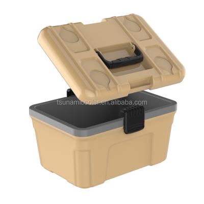 China Waterproof Dry Cooler Box Stirling Mini Type Portable Plastic Cooler Cooler for Outdoor, Picnic for sale