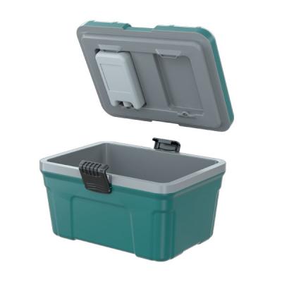 China Smallest Viable USA Market 12qt Insulated Frozen Cooler Box Plastic Shipping Carton For Blood Transport for sale