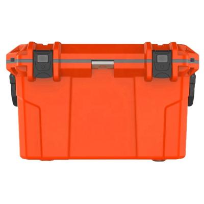 China New Design Waterproof Fishing Cooler Box 30L 50L 70L Hard Box Coolers Rotomolded Fresh Bin Cooler With Bottle Opener For Wholesale for sale