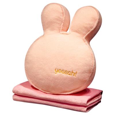 China Creative plush cartoon pillow cover new two-in-one cute volume in car ride running tile air conditioner soft plush toys for sale