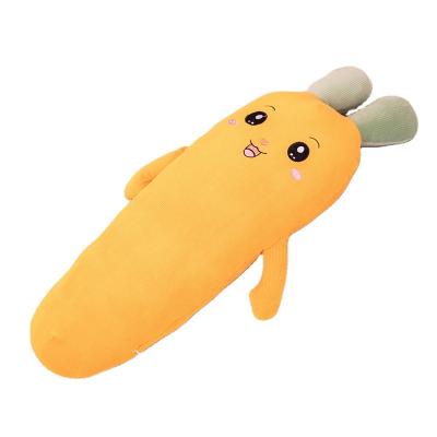 China Custom Vegetable Plush Toy Carrot Filled Toy Sleeping Pillow Soft for sale