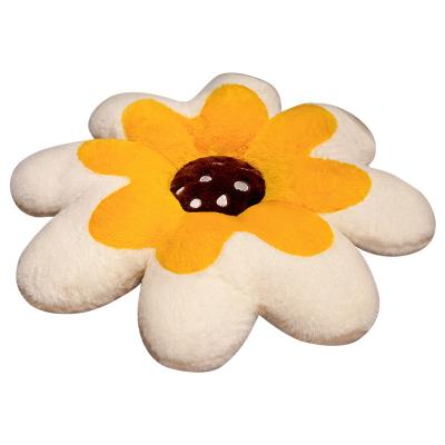 China Plush Customize Decorative Plush Toy Petal Cushion Flower Shaped Cushion , Sunflower Throw Pillow for sale