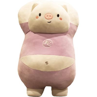 China Cute Cartoon Pig Dinosaur Pillow Cushion Toy Custom Soft Stuffed Animal Plush Toy Dog Pig Pig for sale