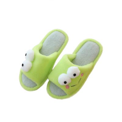 China Plush Women Fashion Warm Fluffy Slippers Comfy Faux Fur Cross Indoor Floor Slips Flat Soft Hairy Ladies Female Celebrities Flip Flops for sale