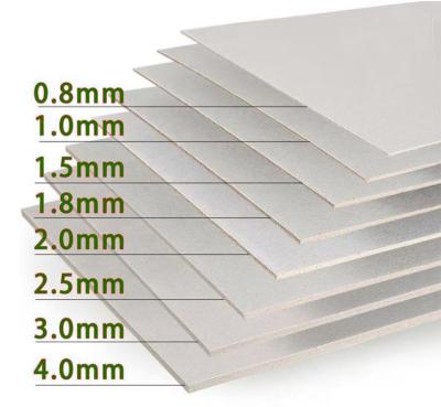 China Puzzle Material 1500gsm 900gsm Grey Board for sale