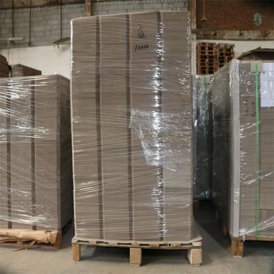 China factories 2.4mm grey cardboard paper sheets 3mm thick paper gsm grey board for sale