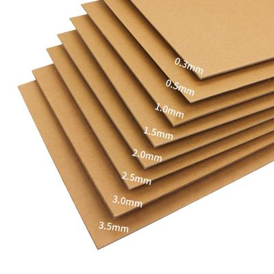 Chine Carton de papier kraft de 1 mm de papier kraft de 180 gsm de papier kraft de 150 gsm à vendre