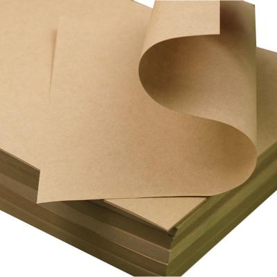 China Multifunctional Kraft Paperboard 35 Gsm In Reels 70x70cm Kraft Chipboard Paper for sale