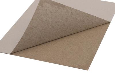 China Uncoated Grey Cardboard Sheets with Customized Shape Coating for sale