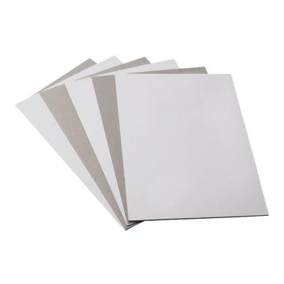 China One Side Coated Paper Raw Material Duplex Cardboard With Grey Back Customized Size for sale