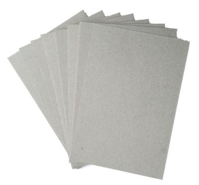 China 3mm Laminate Card Board Book Binding Grey Chipboard Gray Cardboard for sale