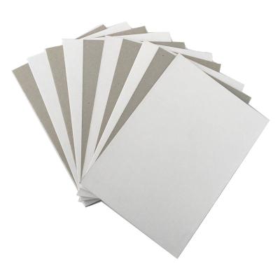 China Circle 210gsm A Grade Duplex Board Grey Back White Paper Plate Raw Material for sale