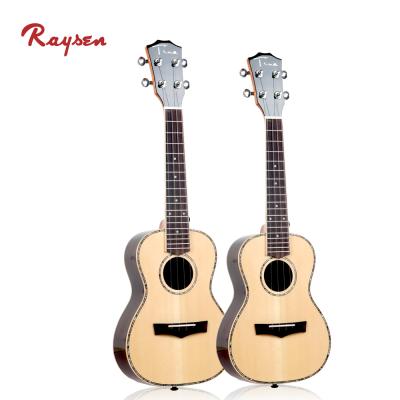 China 3A Engelmann Solid Rosewood Fir Rosewood Body Ukulele Top 23 Kits 26 Inch Small Guitar For Sale for sale