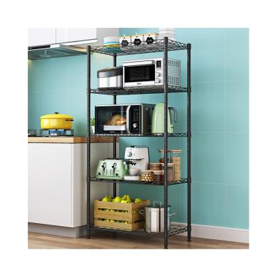 China Factory Wholesale Viable Sale 3 Layers Kitchen Storage Rack Removable Kitchen Storage Rack Large Size Adjustable Rack for sale