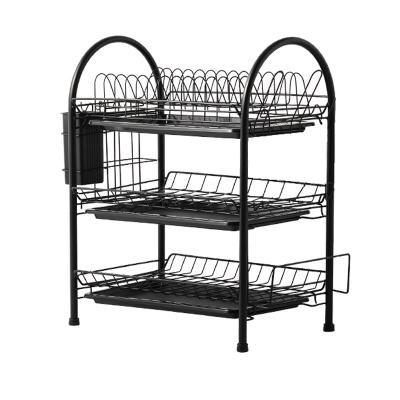 China Viable Hot Sale Kitchen Metal Dish Rack Dish Rack Free Standing Dish Drying Rack for sale